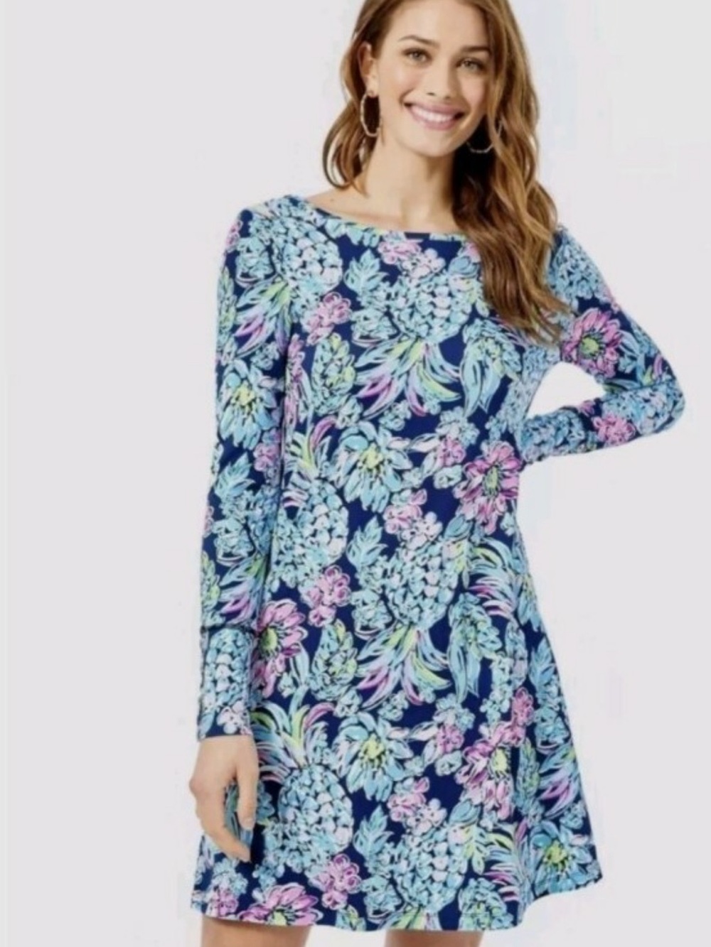 MAKE AN OFFER! Lilly Pulitzer UPF 50+ Kaisley Dual-Neck Dress, M - Picture 2 of 6